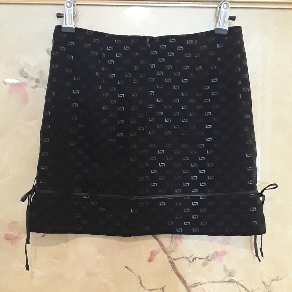 Jus Orange Paris Leather Stretch Skirt - Picture 2 of 3